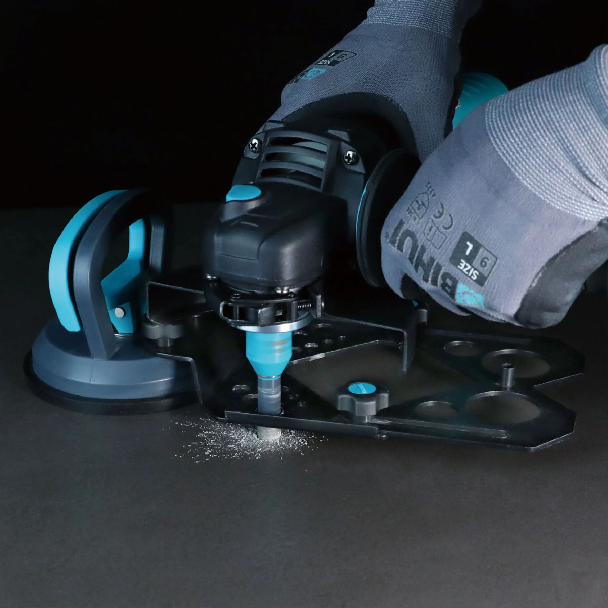 Bihui Metal Hole Drill Guide with Suction Cup - Image 3