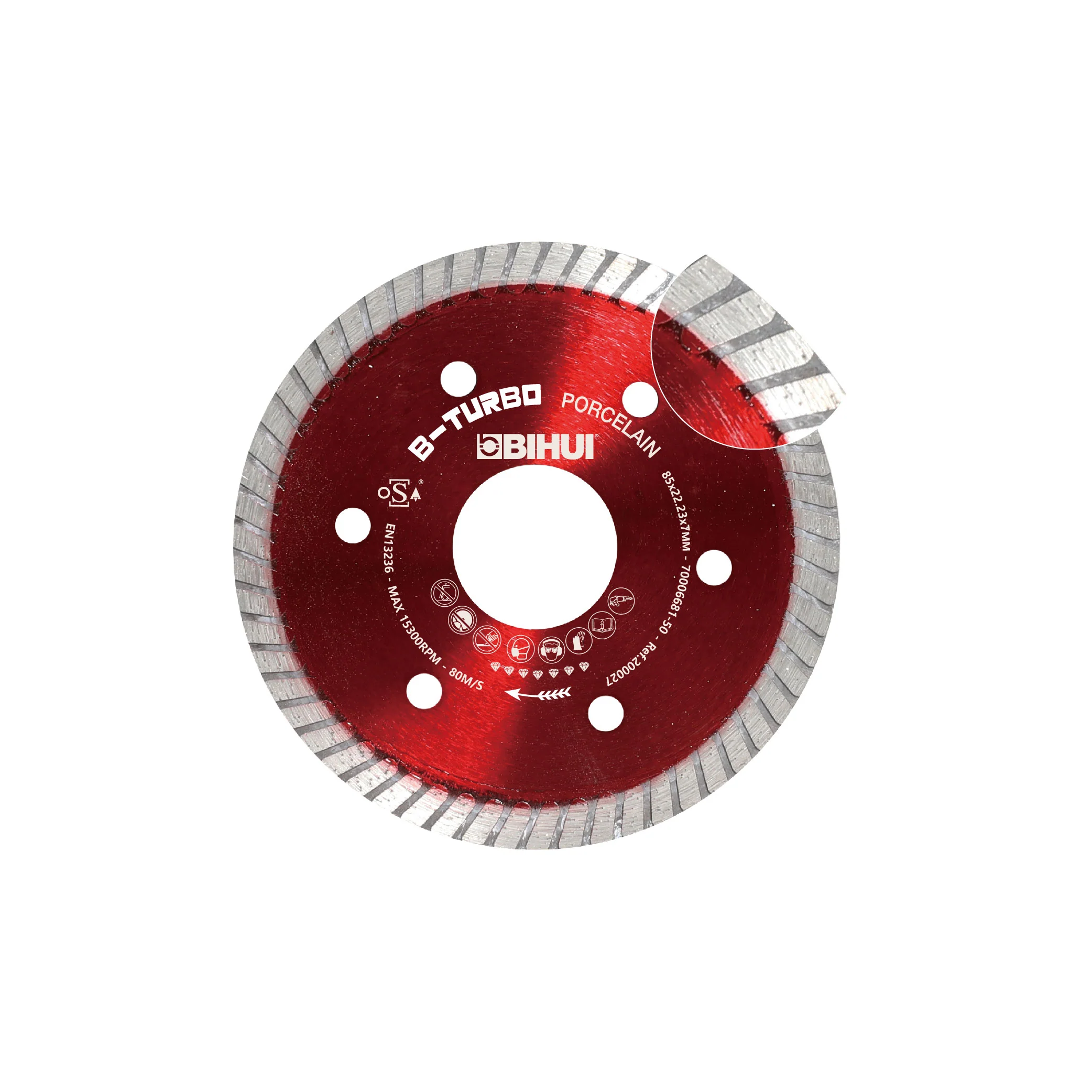 BIHUI B-Turbo 3-3/8" Diamond Blade