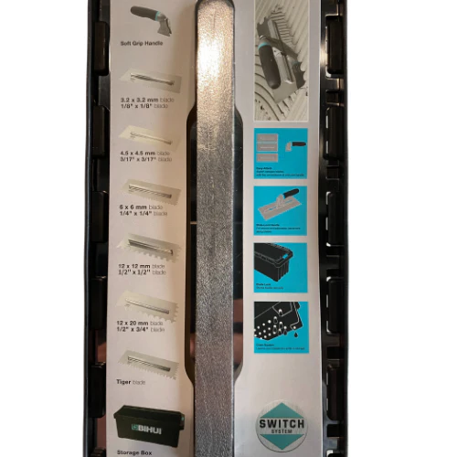 BIHUI Stainless Steel Notched Trowel Set PTSJA8 - Image 4