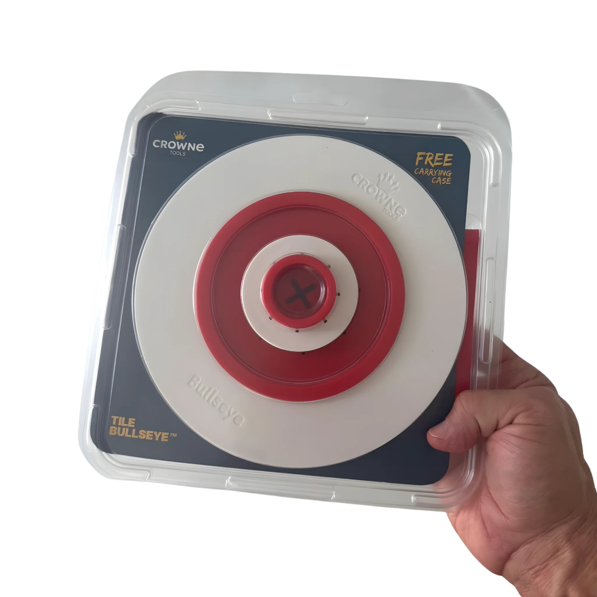 Crowne Tools Tile BullsEye™ - Multi-Size Tile Drilling Template & Guide - Image 3