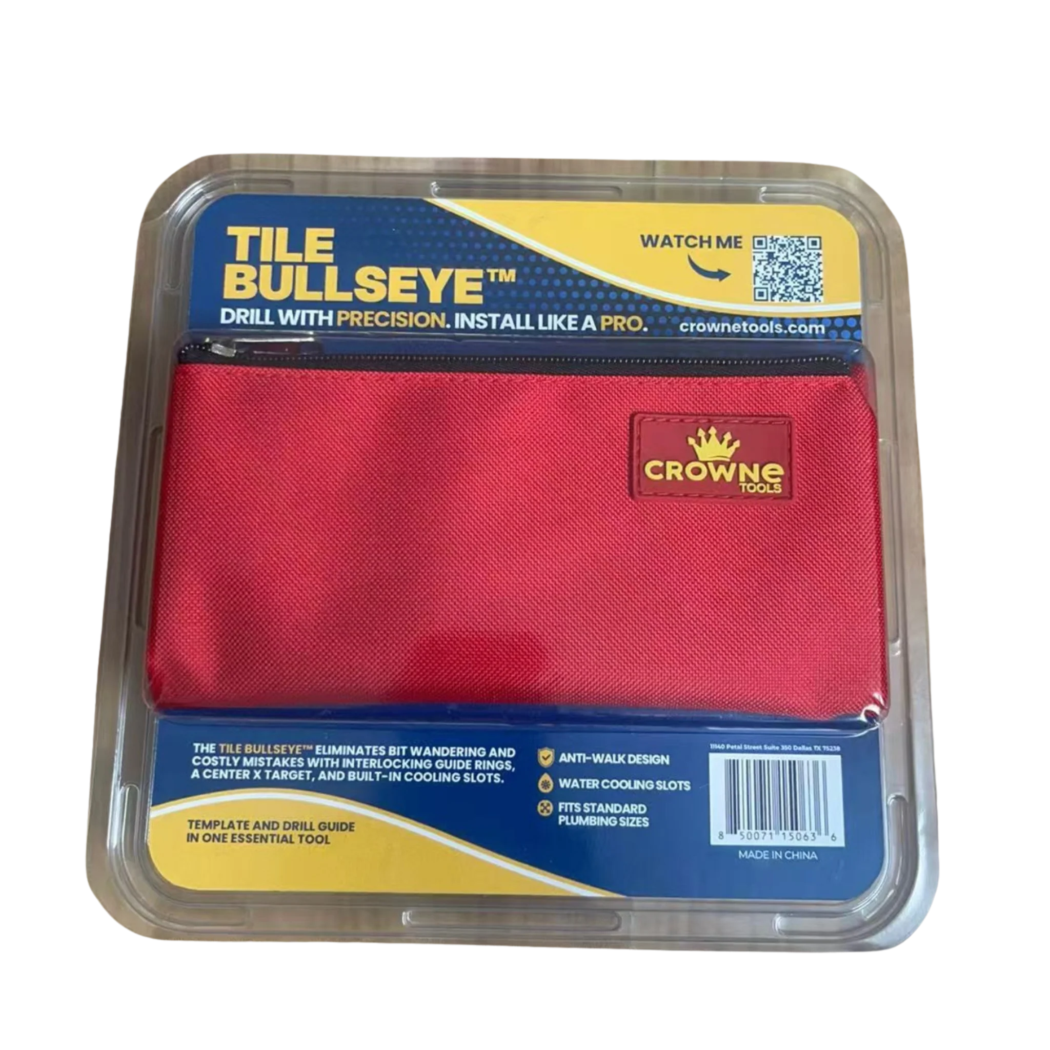 Crowne Tools Tile BullsEye™ - Multi-Size Tile Drilling Template & Guide - Image 4