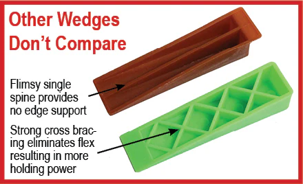 LevTec Tile Leveling System Wedges (250/Bag) - Image 3