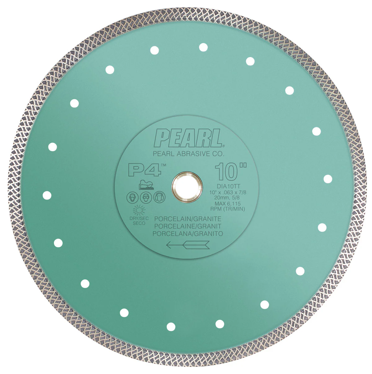 Pearl P4 Thin Turbo Mesh Diamond Blades - Image 3