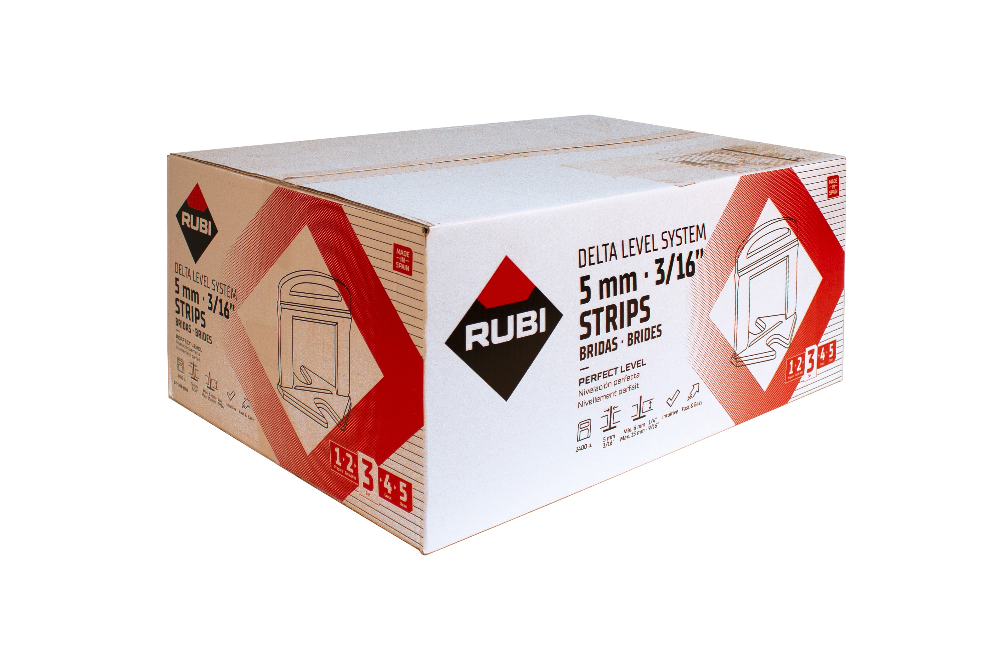 Rubi Delta Tile Leveling System 3/16" Clips - Image 4