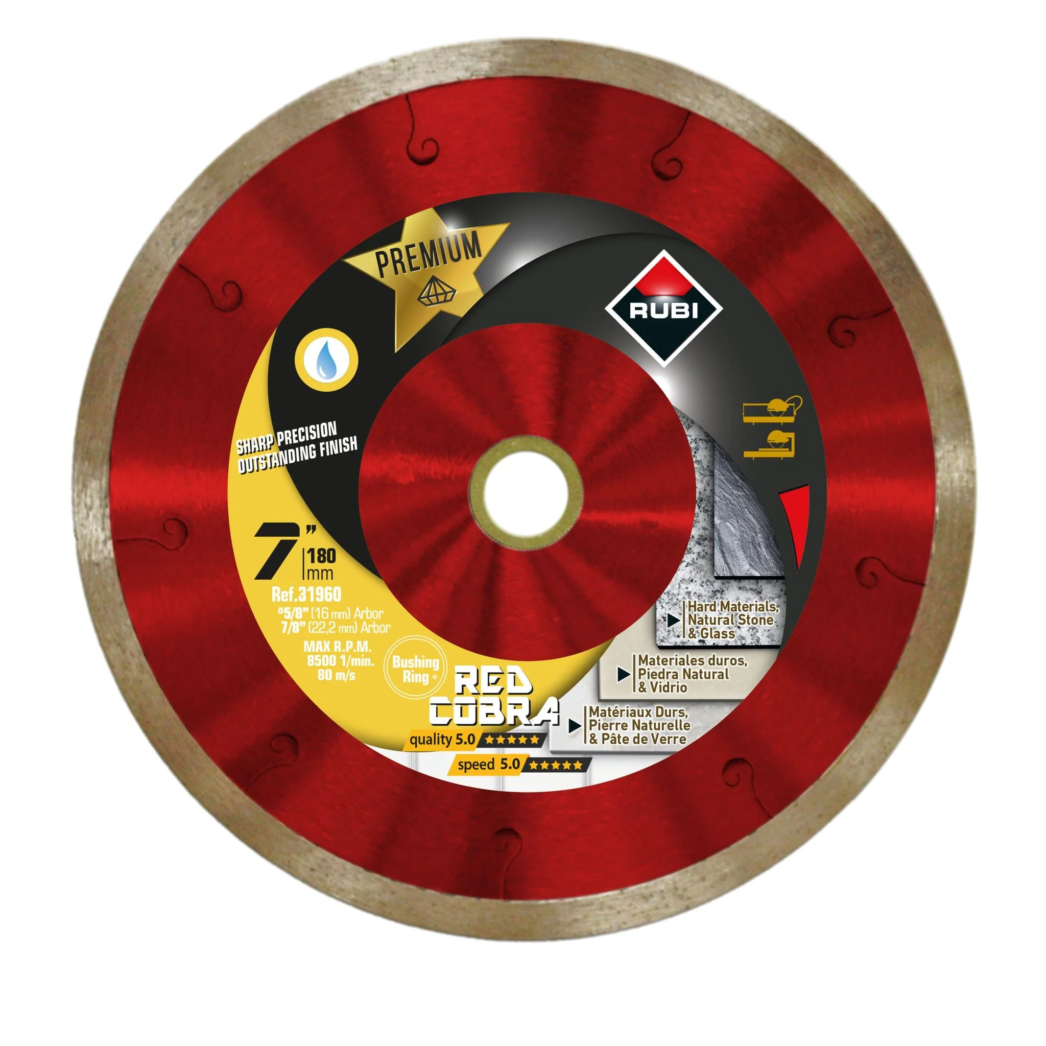 Rubi Red Cobra Diamond Blades - Image 2