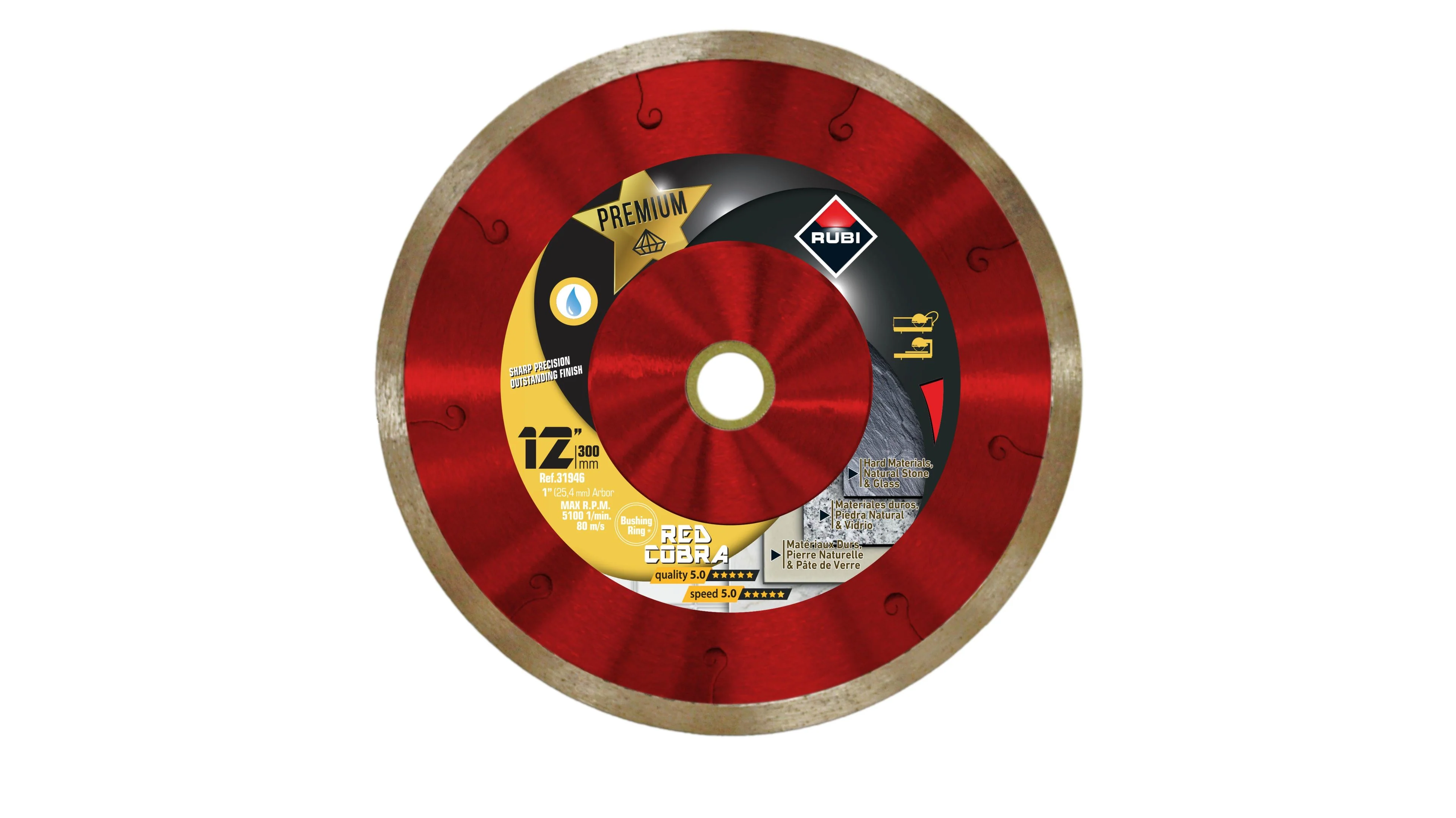 Rubi Red Cobra Diamond Blades - Image 3